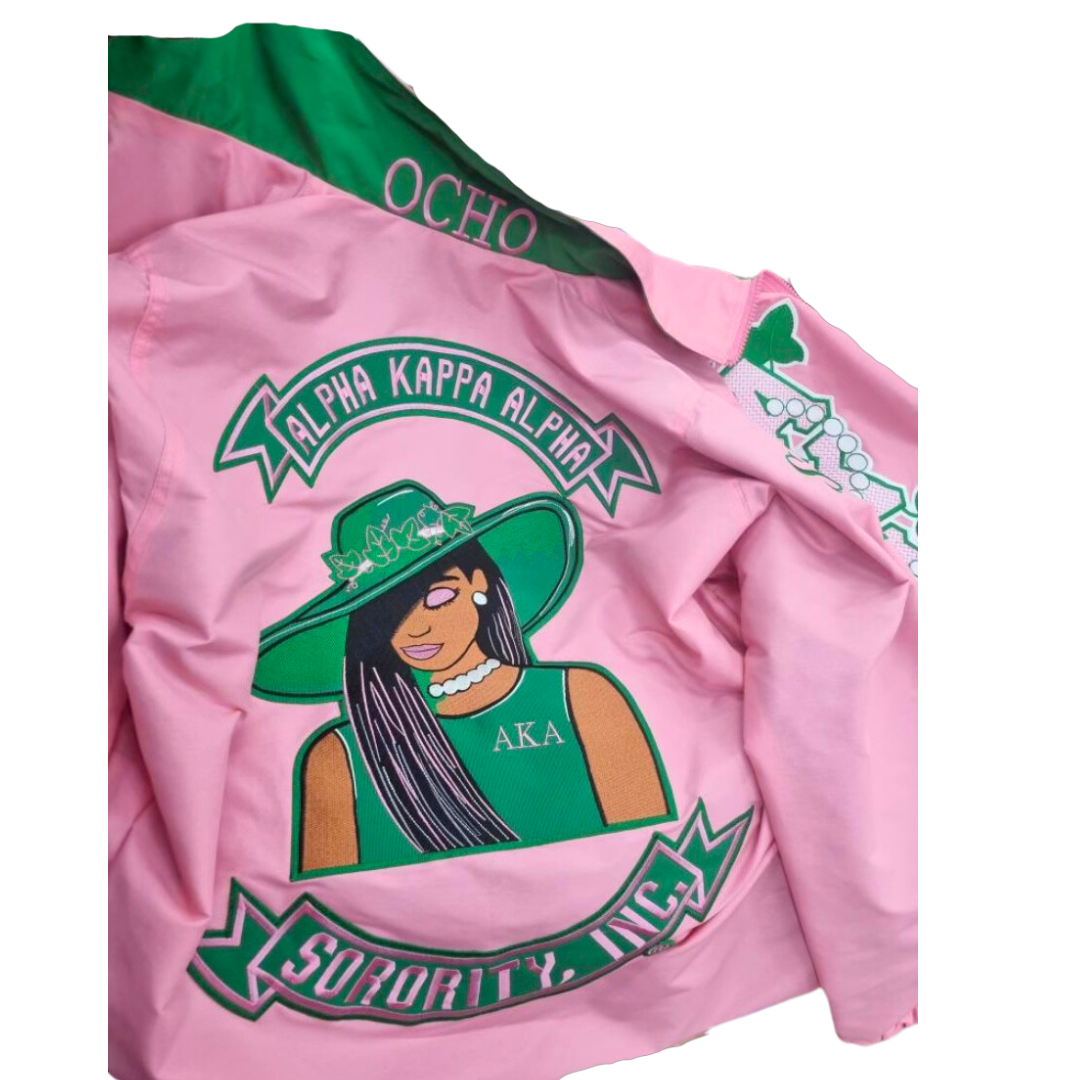 Alpha Kappa Alpha Reversible Jacket. Please read FULL description