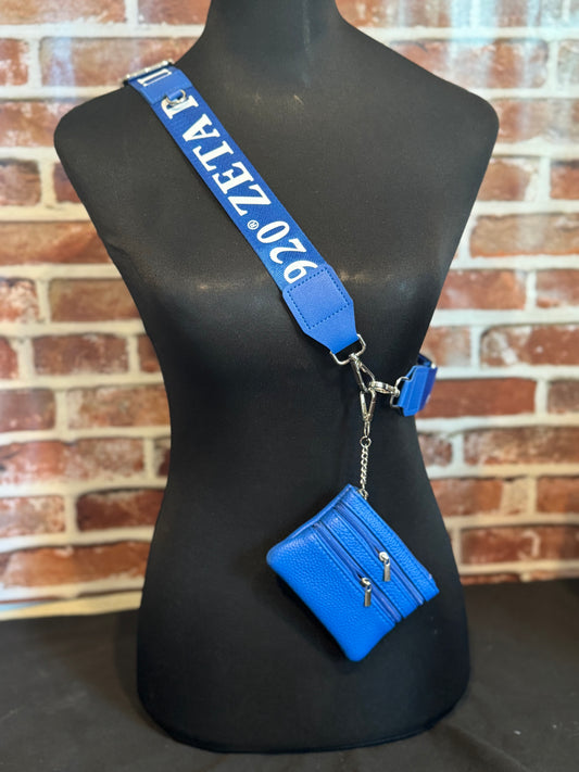 Zeta Purse Strap & Card Holder/ Coin Wallet