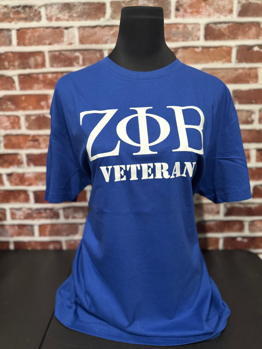 Blue ZETA Veteran Shirt