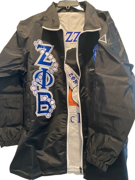 Zeta Phi Beta Reversible Jacket. Please read FULL description