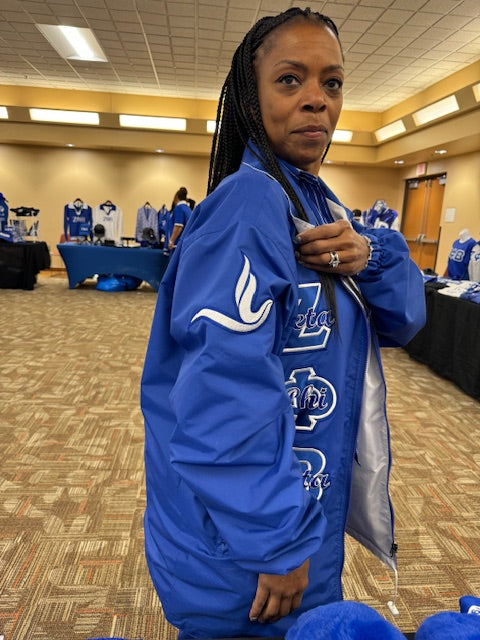 Zeta Phi Beta Reversible Jacket. Please read FULL description