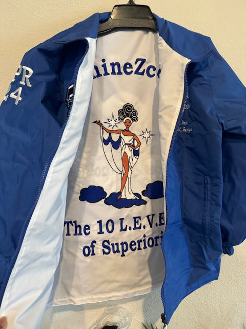 Zeta Phi Beta Reversible Jacket. Please read FULL description