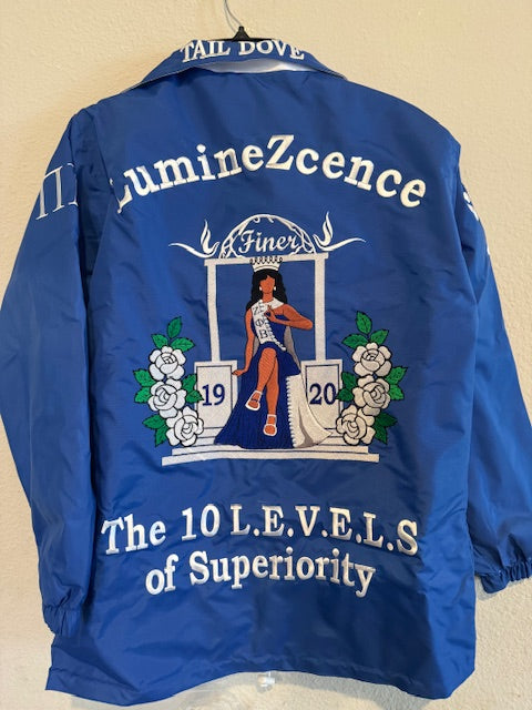 Zeta Phi Beta Reversible Jacket. Please read FULL description