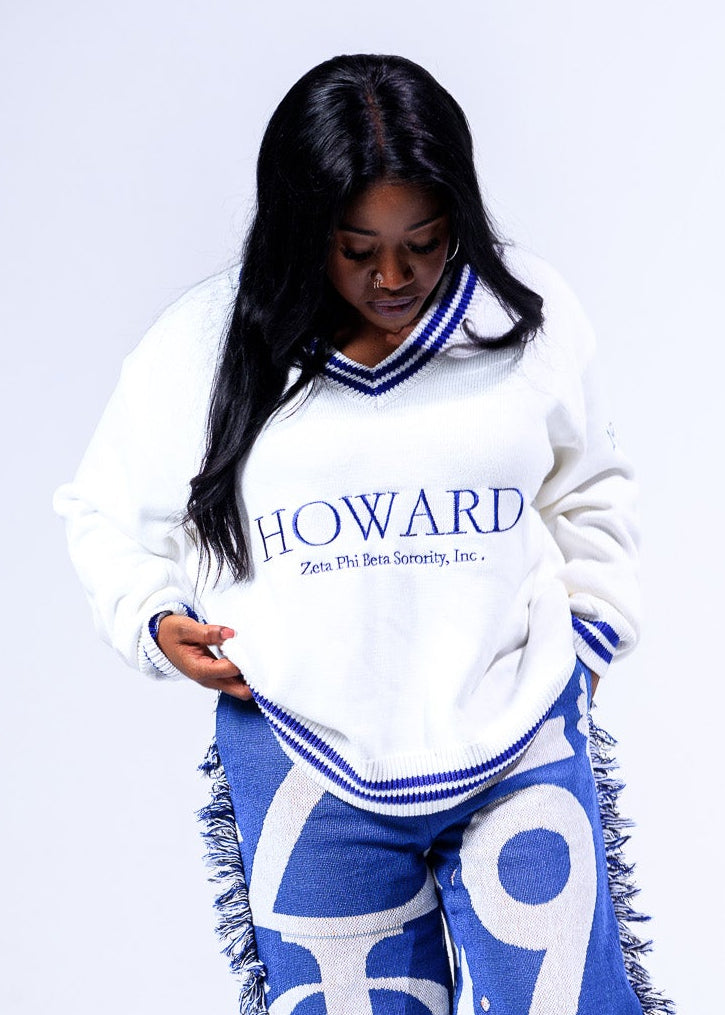 The Howard - Zeta Phi Beta Knit Sweater | Only Took Five