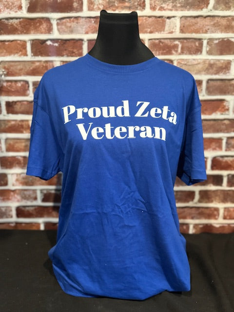 Proud Zeta Veteran T-shirt PRE-ORDER
