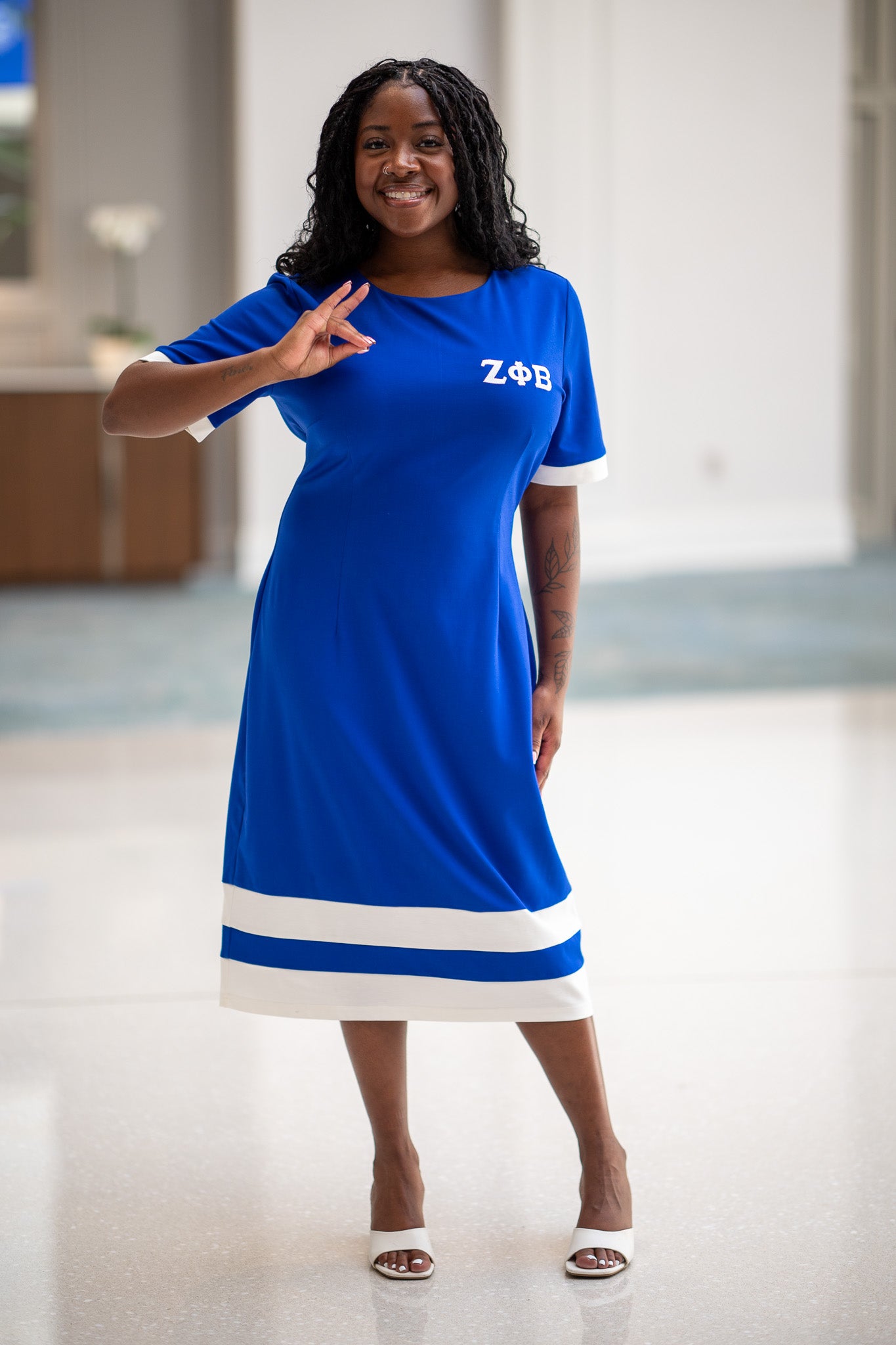 The Macy Zeta Phi Beta Midi Dress