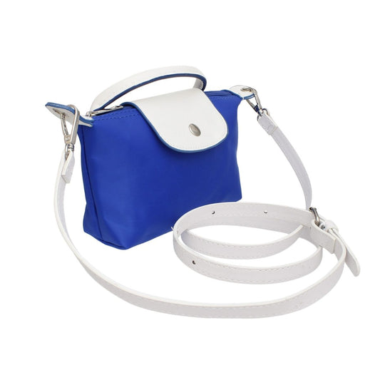 ZPB Sorority Blue Nylon Mini Pouch Handle Strap