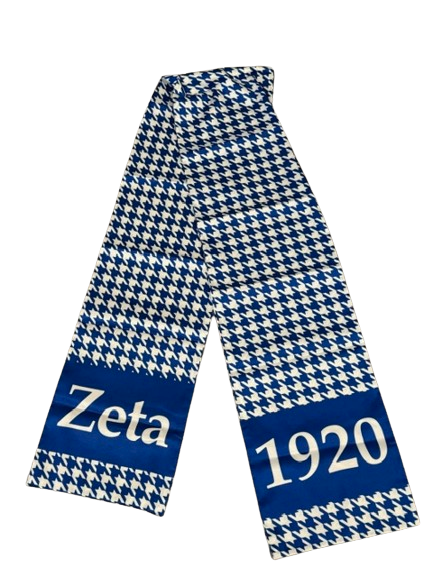 Zeta Houndstooth Scarf