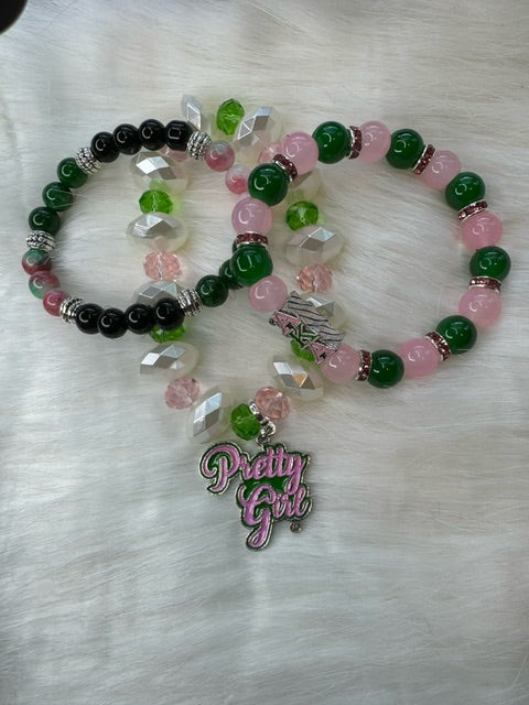 3 piece Stone Aka Bracelet