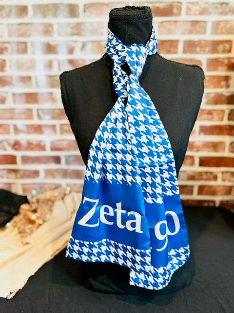 Zeta Houndstooth Scarf