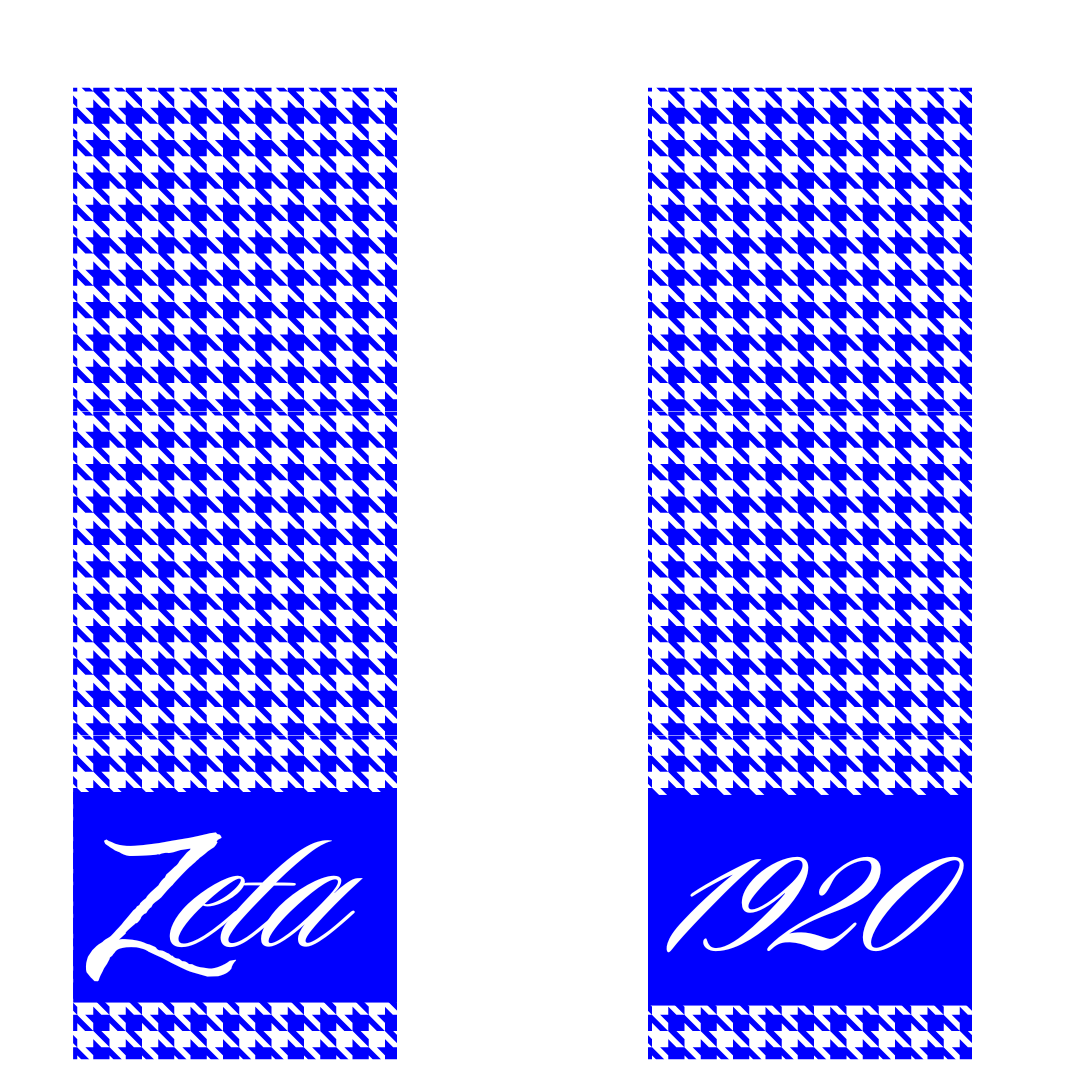 Zeta Houndstooth Scarf