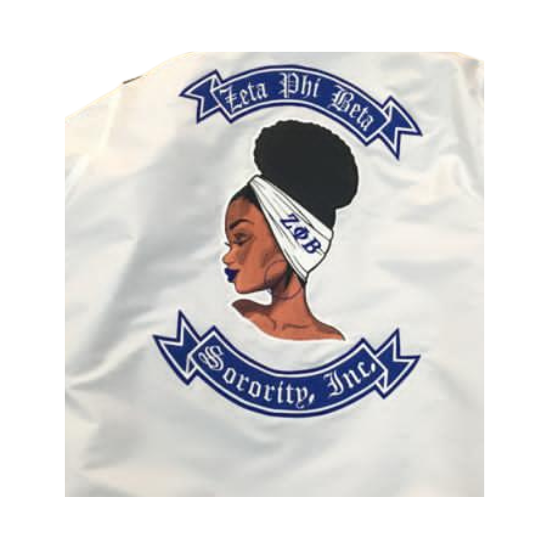 Zeta Phi Beta Reversible Jacket. Please read FULL description