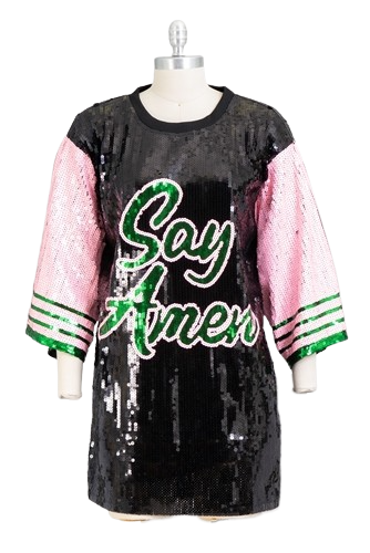 Say Amen Shirt Dress