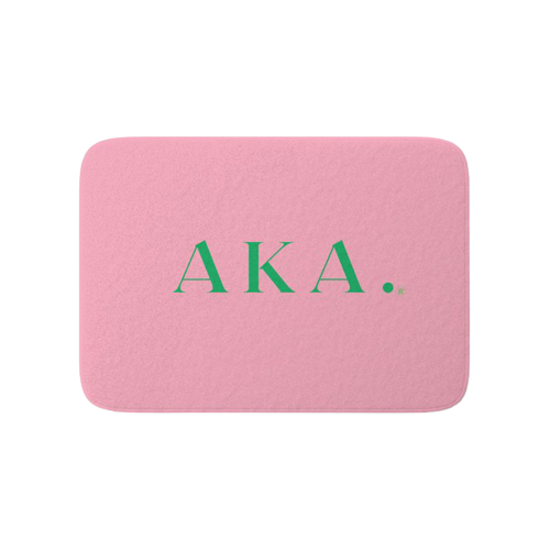 AKA Pink Bath Mat