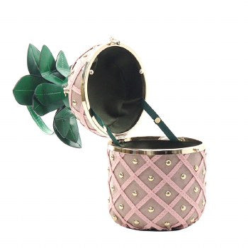 Pink/ Green Pineapple Bag