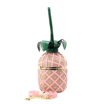 Pink/ Green Pineapple Bag