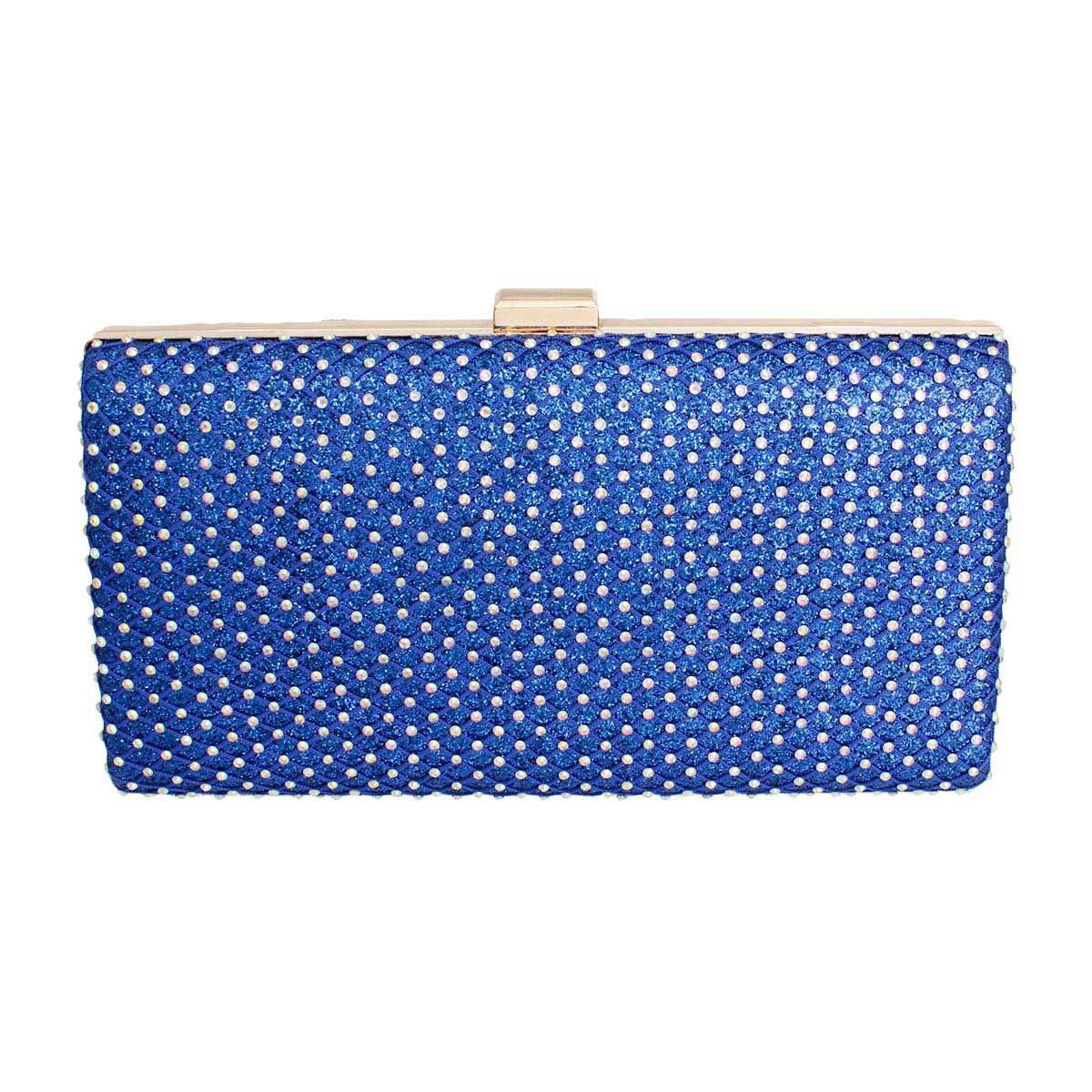 Clutch Hard Case Royal Blue Bag - Main Image