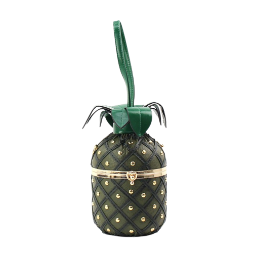 Pink/ Green Pineapple Bag