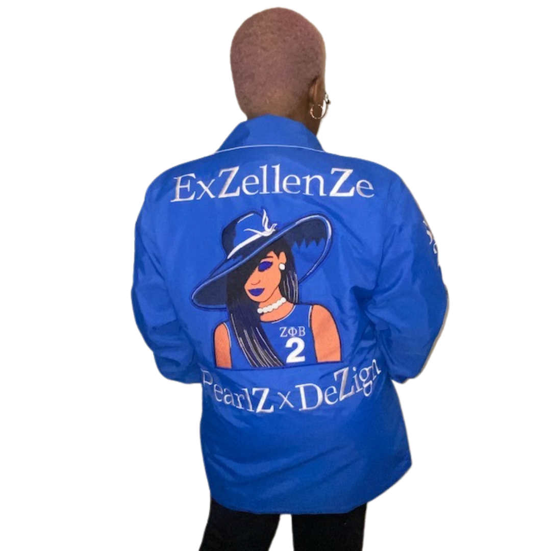 Zeta Phi Beta Reversible Jacket. Please read FULL description