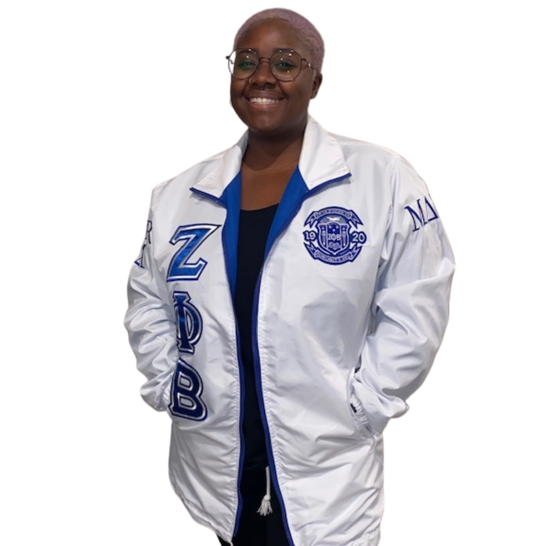 Zeta Phi Beta Reversible Jacket. Please read FULL description