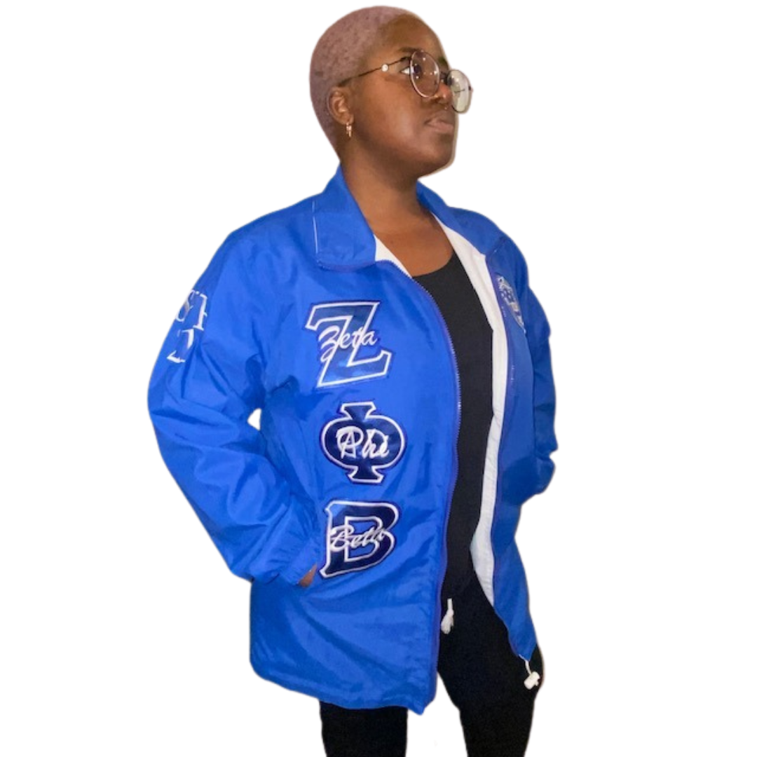 Zeta Phi Beta Reversible Jacket. Please read FULL description