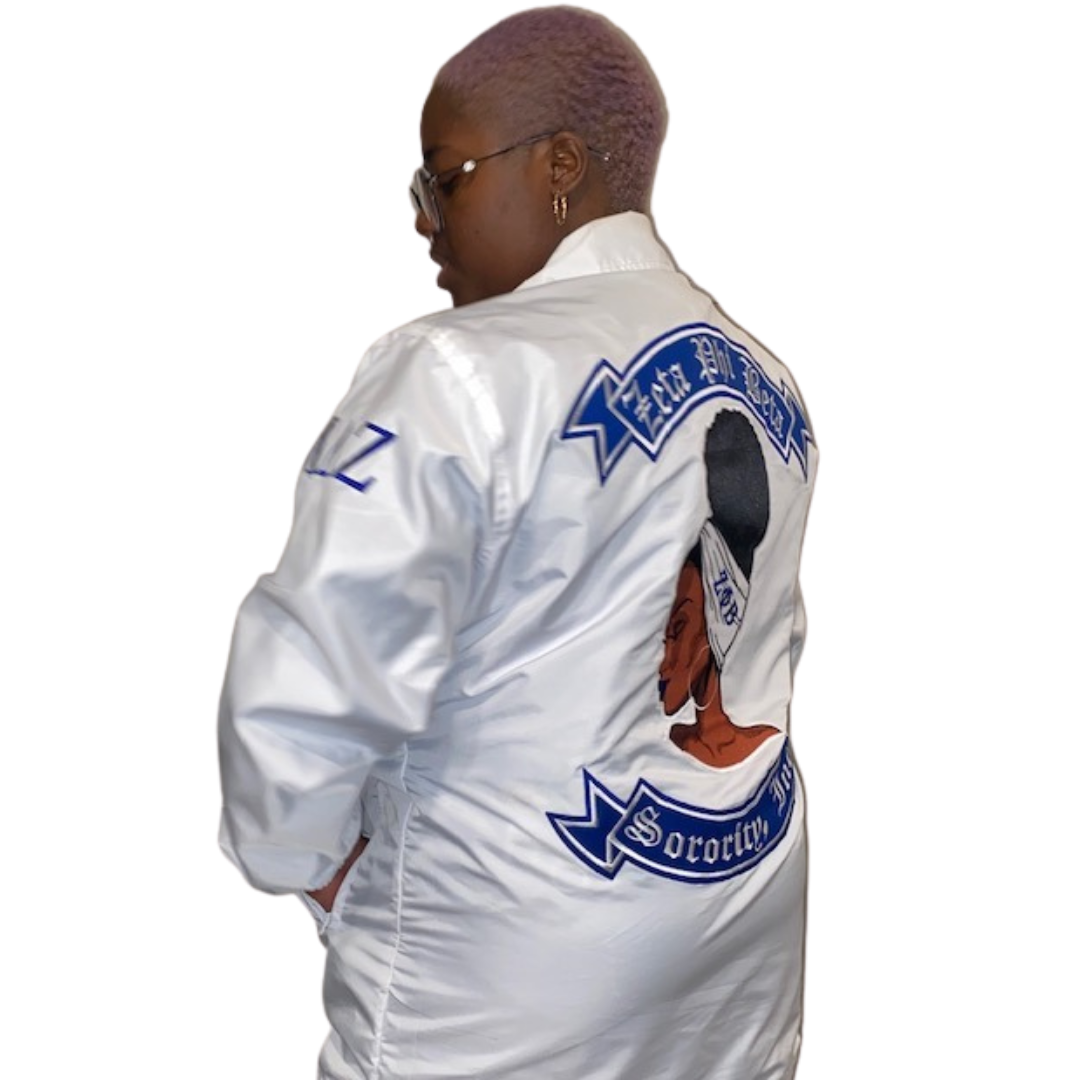 Zeta Phi Beta Reversible Jacket. Please read FULL description
