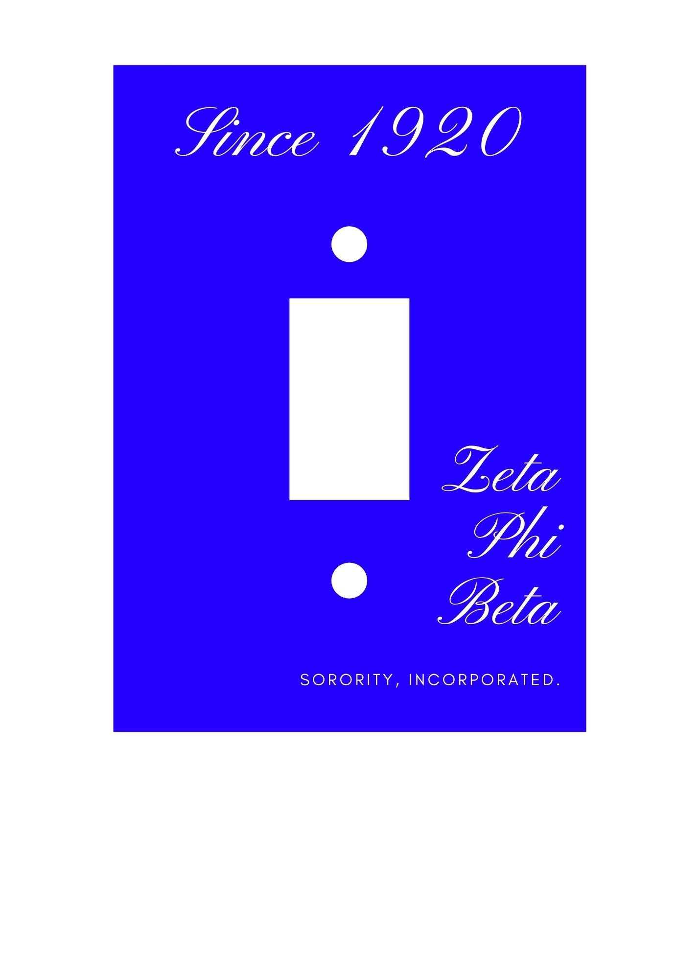 Zeta Room Switch Cover