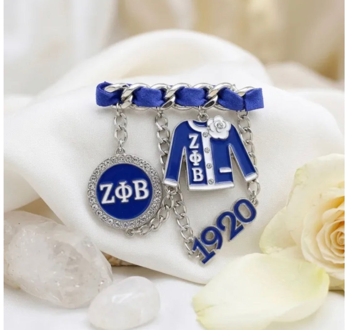 3 ZPB Charm Brooch