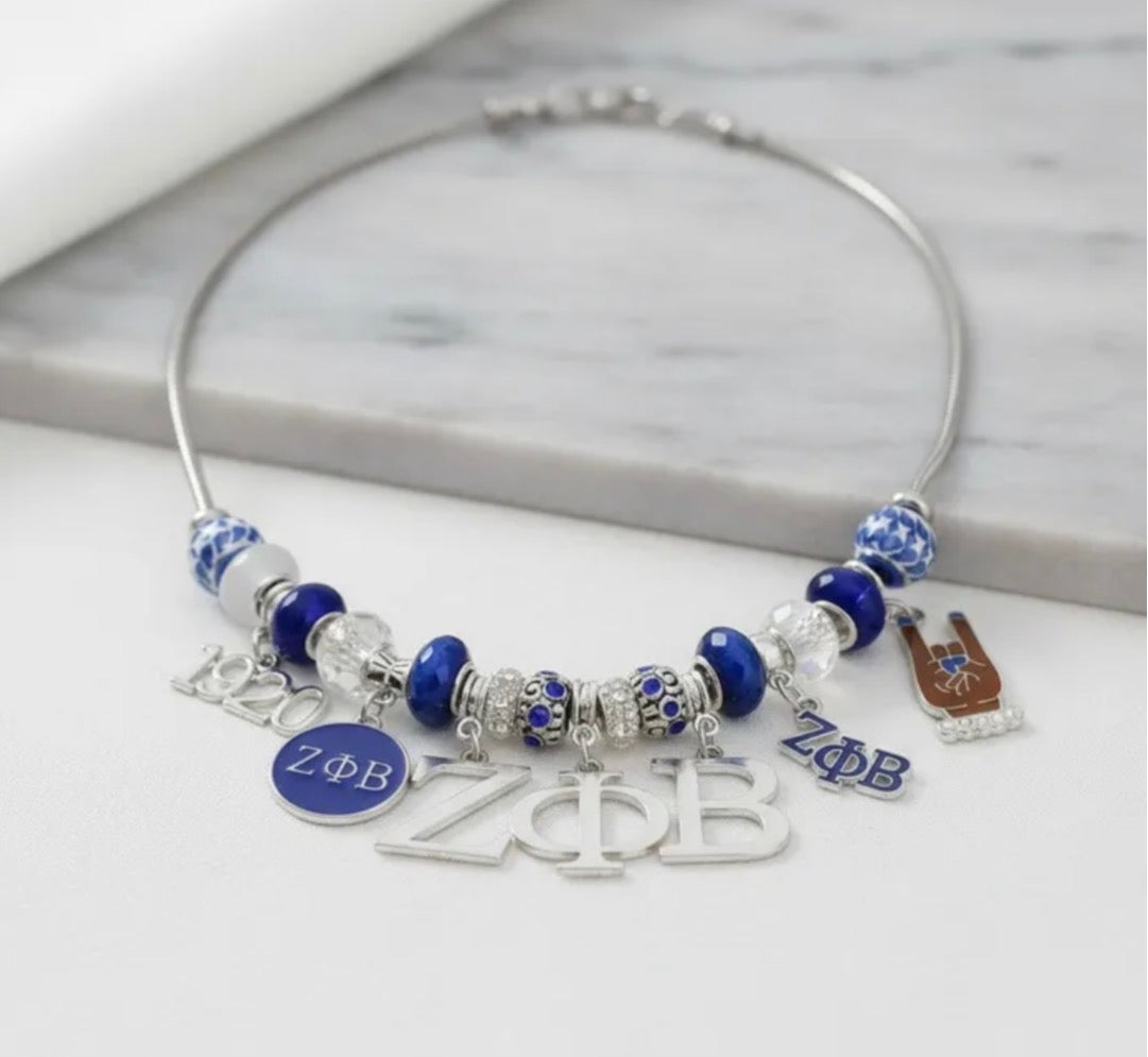 Zeta Phi Beta Charm Necklace-thumbmail-1
