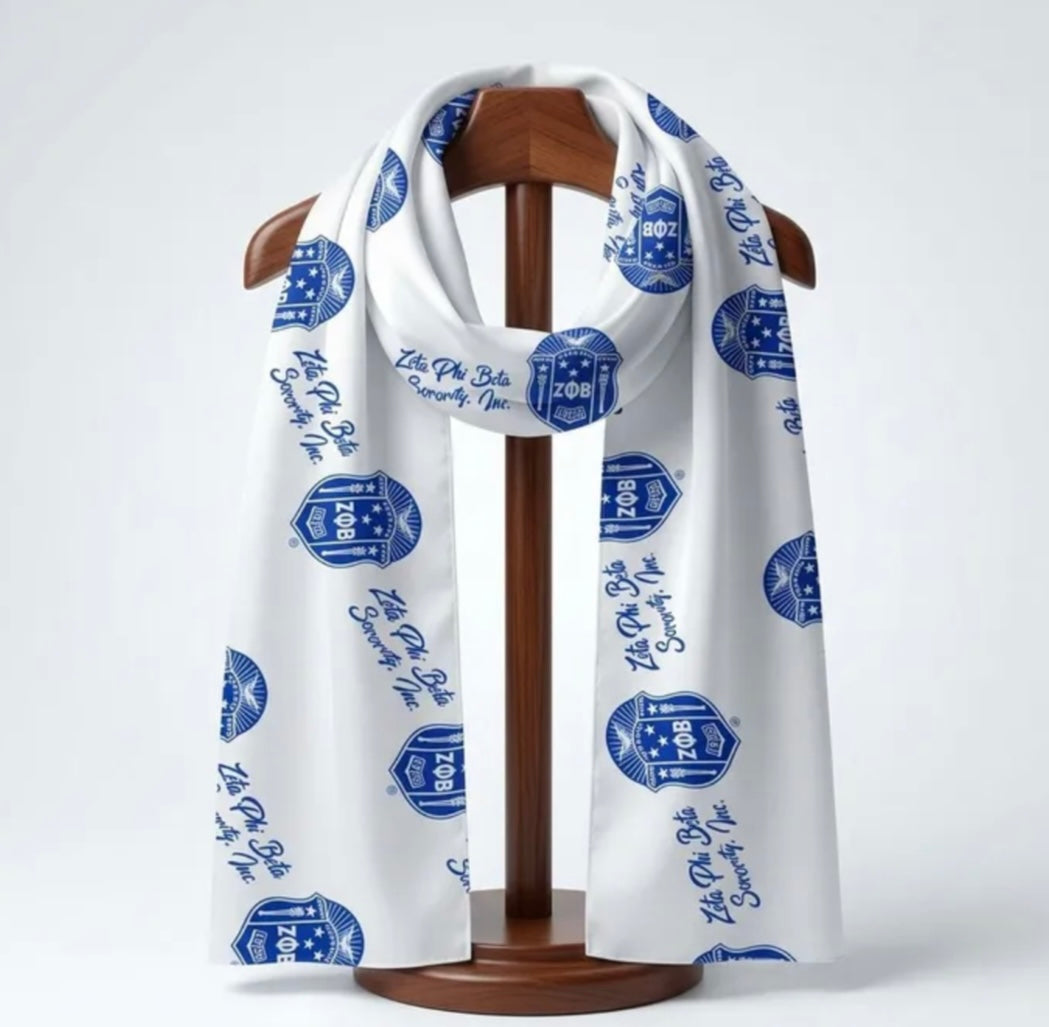 Shield Scarf White