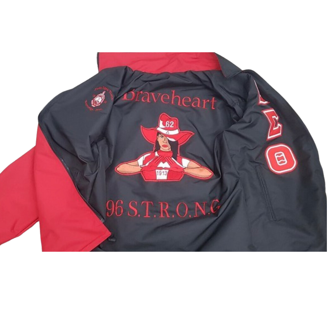 Delta Sigma Theta Line Jacket Reversible – Only Took Five