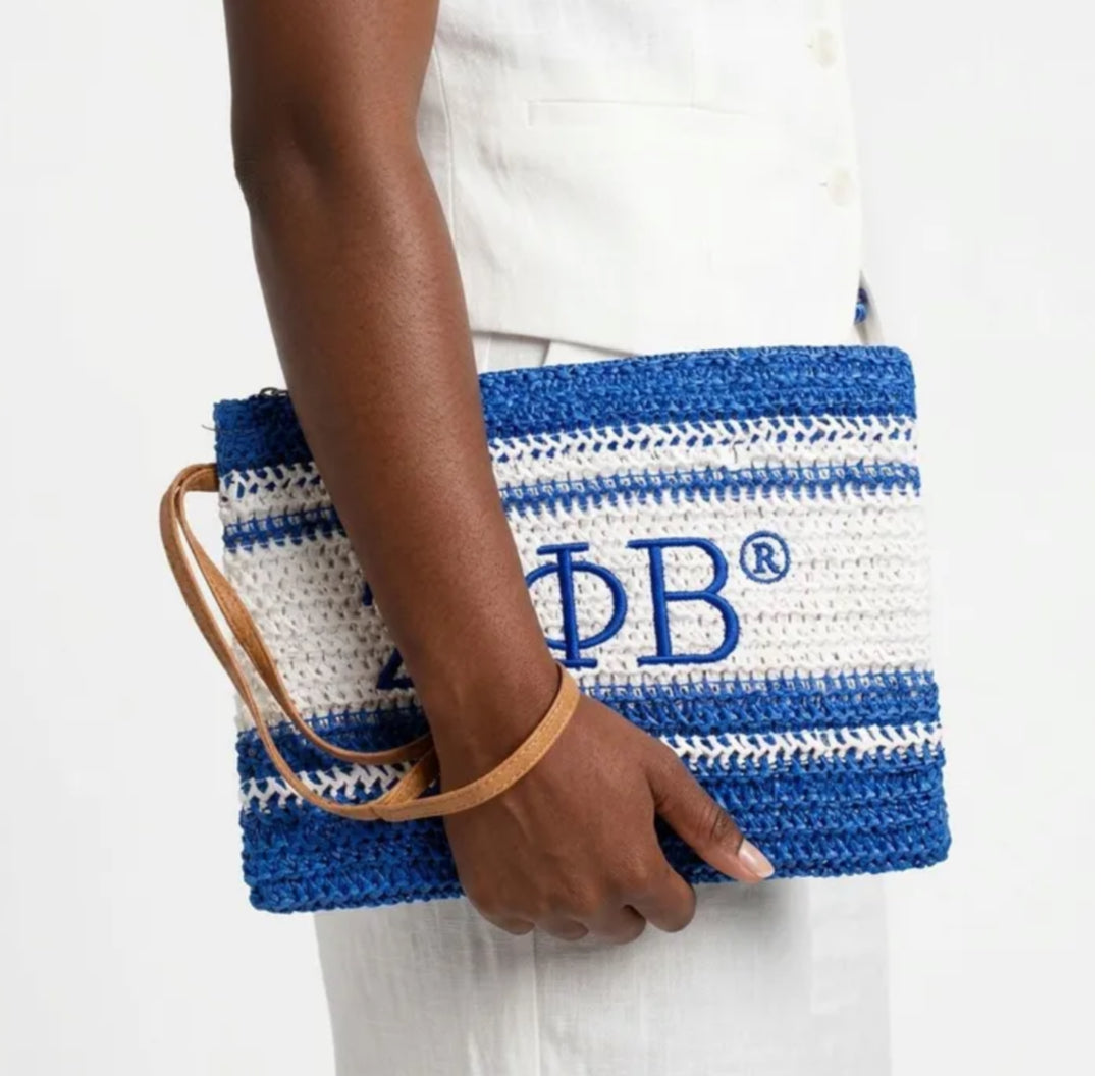Zeta Embroidered Pouch