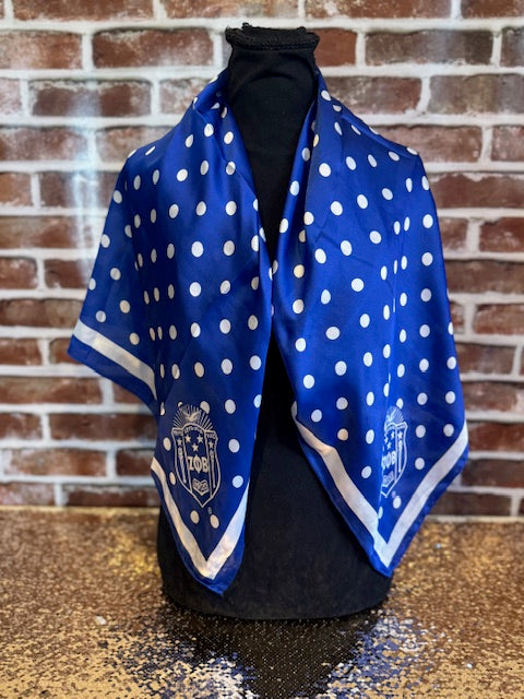 Zeta Phi Beta Polka Dot Scarf