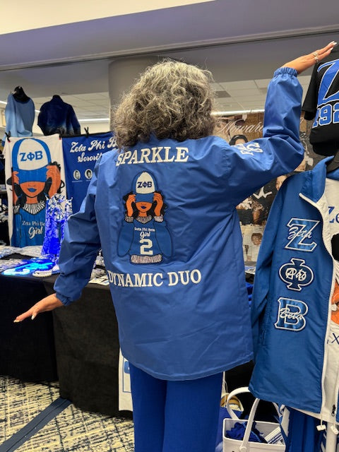 Zeta Phi Beta Reversible Jacket. Please read FULL description