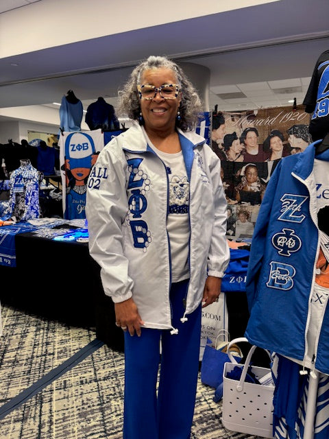 Zeta Phi Beta Reversible Jacket. Please read FULL description