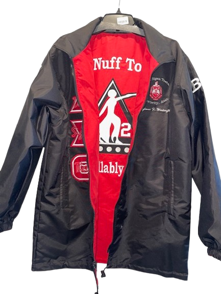 Delta Sigma Theta Reversible Jacket. Please read FULL description