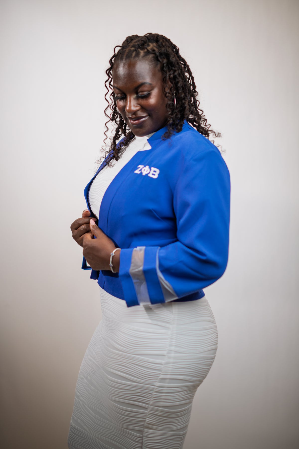 The Kayla ZPB Open-Front Blazer