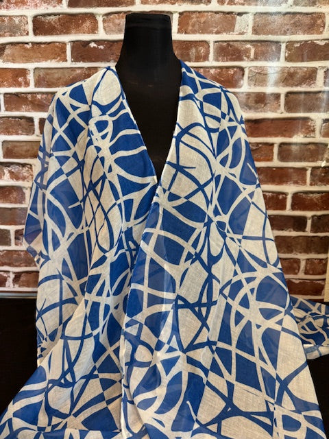 ColorBlock Swirl Kimono