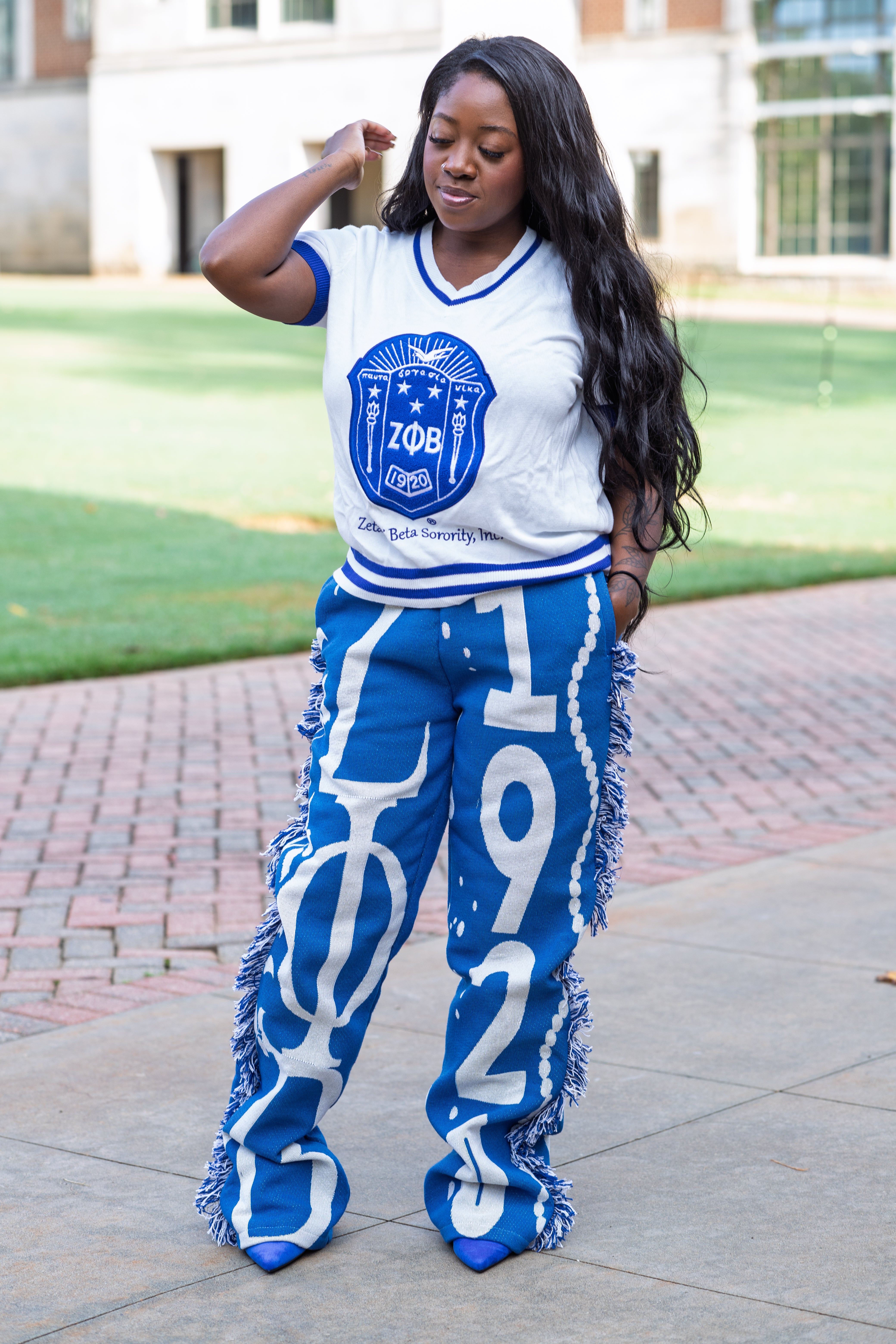 Zeta Phi Beta 1920 Tapestry Pants | Only Took Five