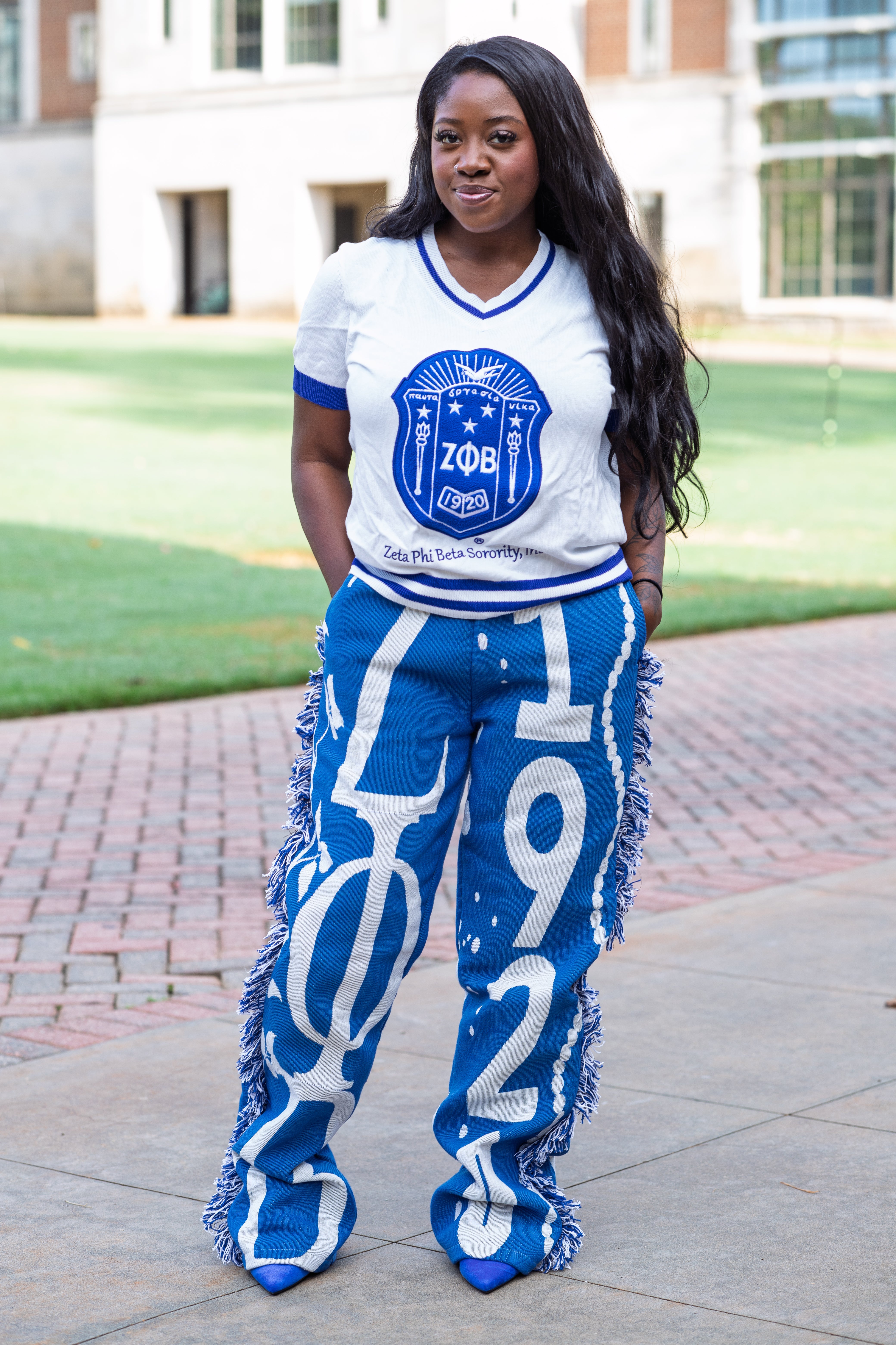 Zeta Phi Beta 1920 Tapestry Pants | Only Took Five