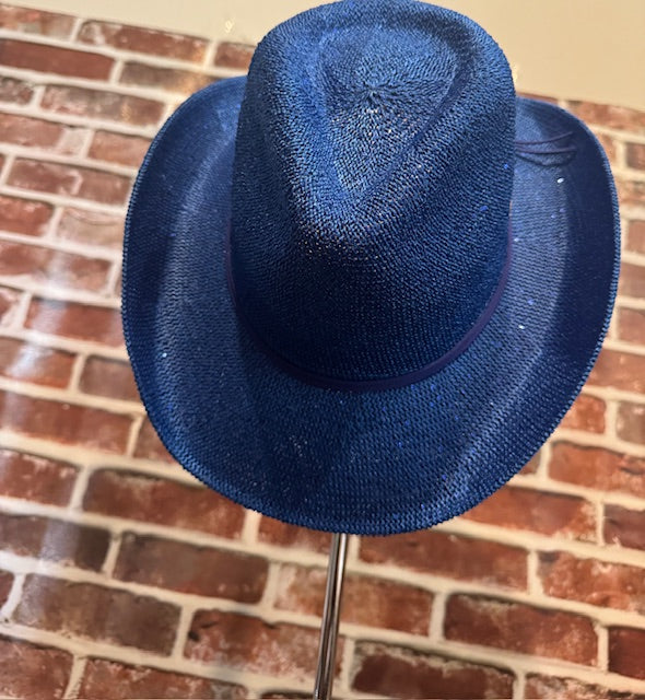 So Sweet Cowgirl Hat Blue or Silver