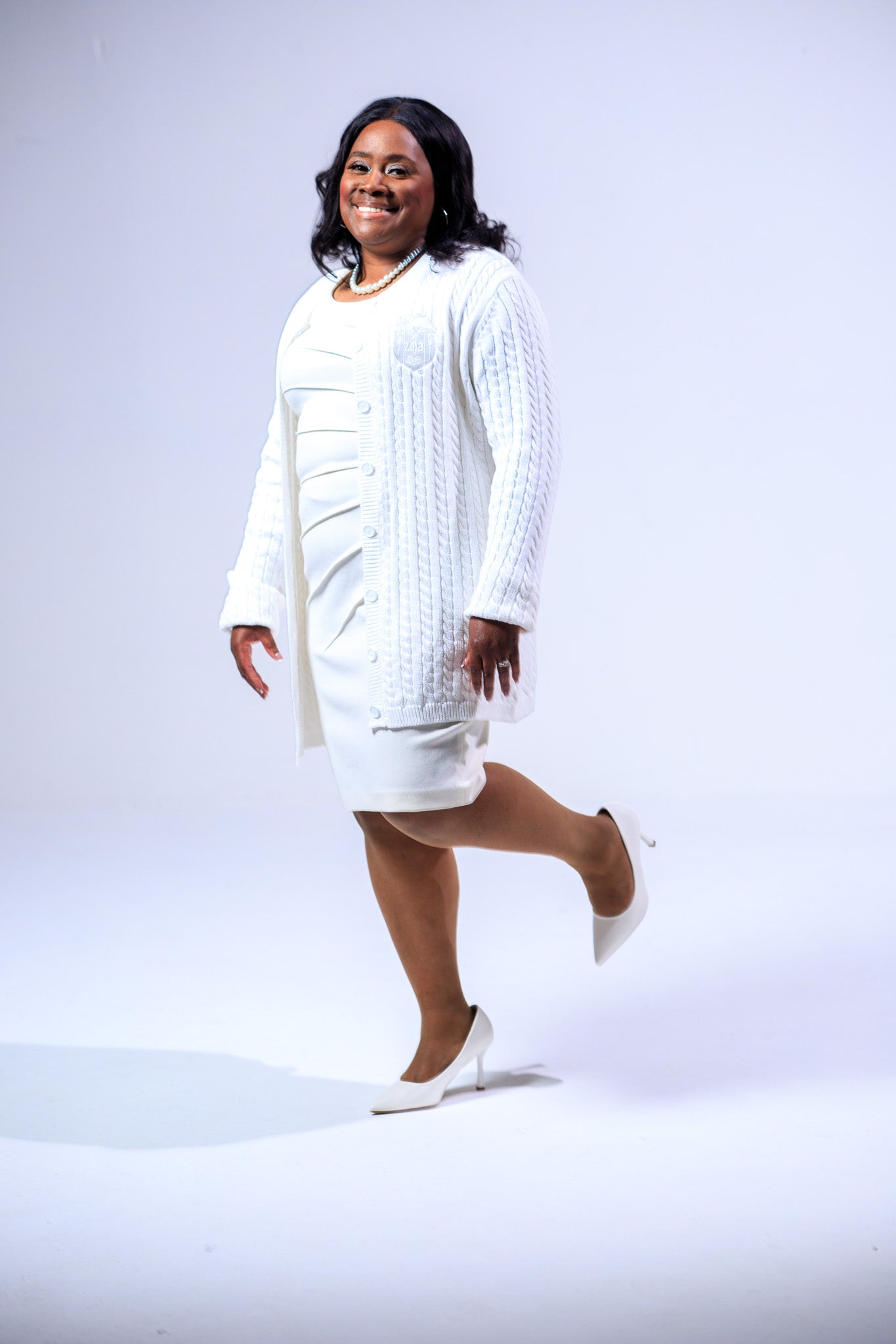 ワンピース ANDWANG Kirakira petit cardigan dress Zeta Phi Beta Cardigan - The Angie | Only Took Five