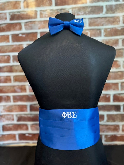 Phi Beta Sigma Cummerbund & Bowtie