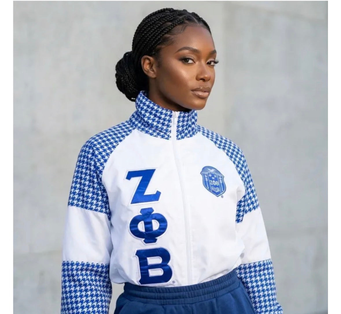 ZPB Houndstooth Windbreaker-thumbmail-1