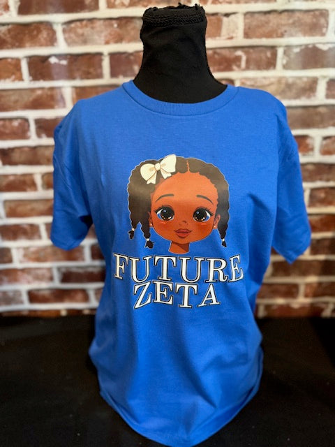Future Zeta Design on BABY BLUE SHIRT