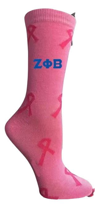 Breast Cancer Awareness ZPB Socks (Pre-Order)