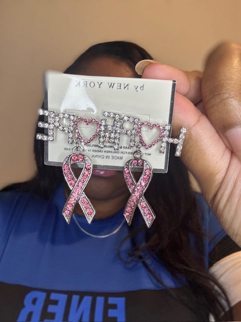 Hope Ribbon Earrings