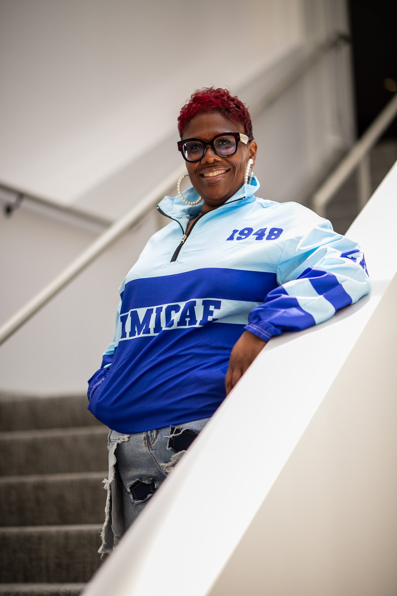 The AMICAE 1948 Quarter-Zip Windbreaker-thumbmail-4