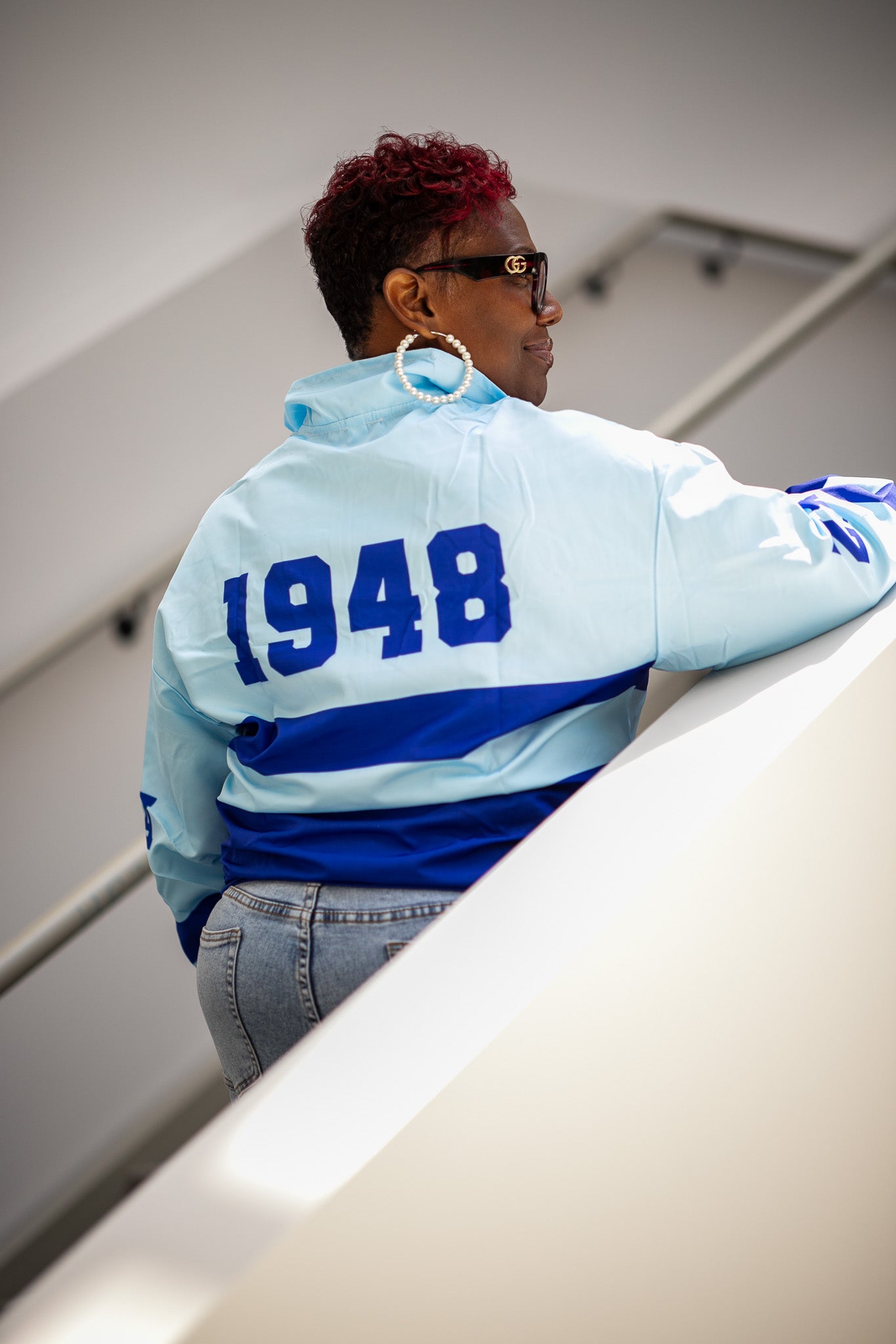 The AMICAE 1948 Quarter-Zip Windbreaker-thumbmail-5