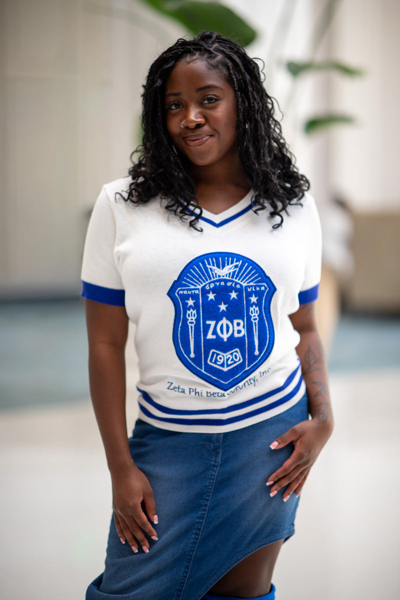 Shield Sweater Shirt White